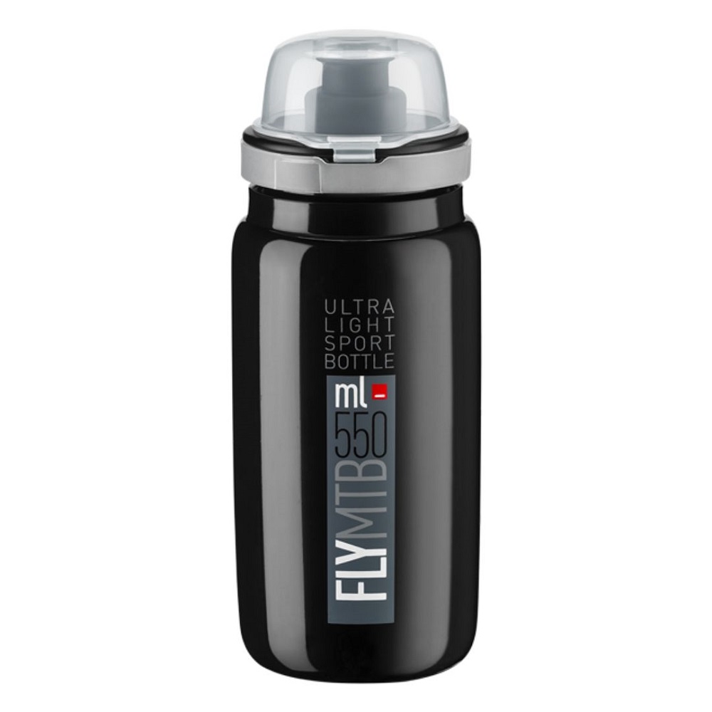 xr:d:DAFCxgtPD1I:48,j:27926013930,t:22060523 ELITE CARAMAÑOLA FLY MTB NEGRO 550ML LOGO GRIS - Imagen 1