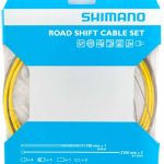 SHIMANO SET CABLE/FUNDA CAMBIO RUTA AMARILLO