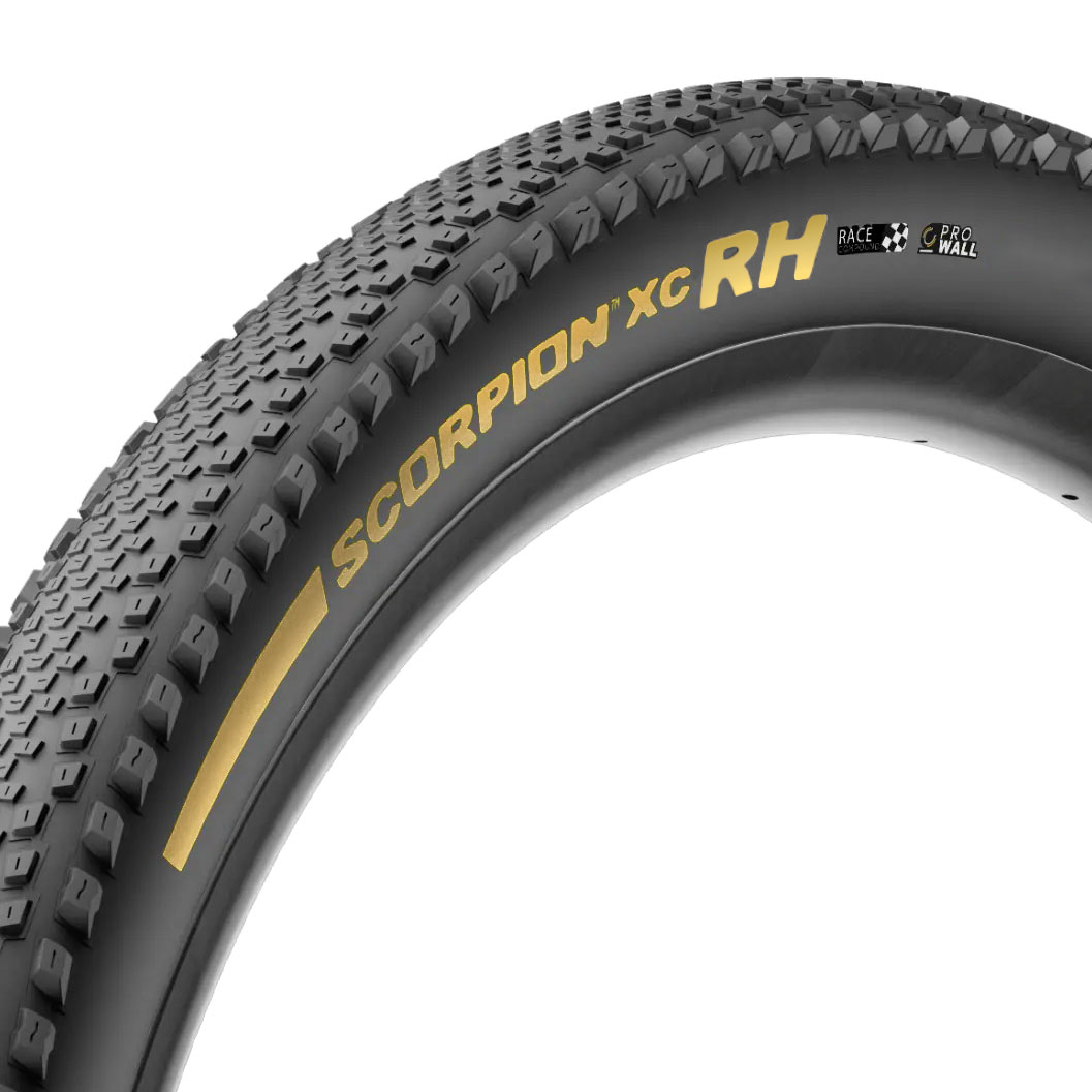 pirelli-scorpion-xc-rh-gold.jpg PIRELLI CUBIERTA SCORPION XC RH 29X2.4 COLOR EDITION - Imagen 1