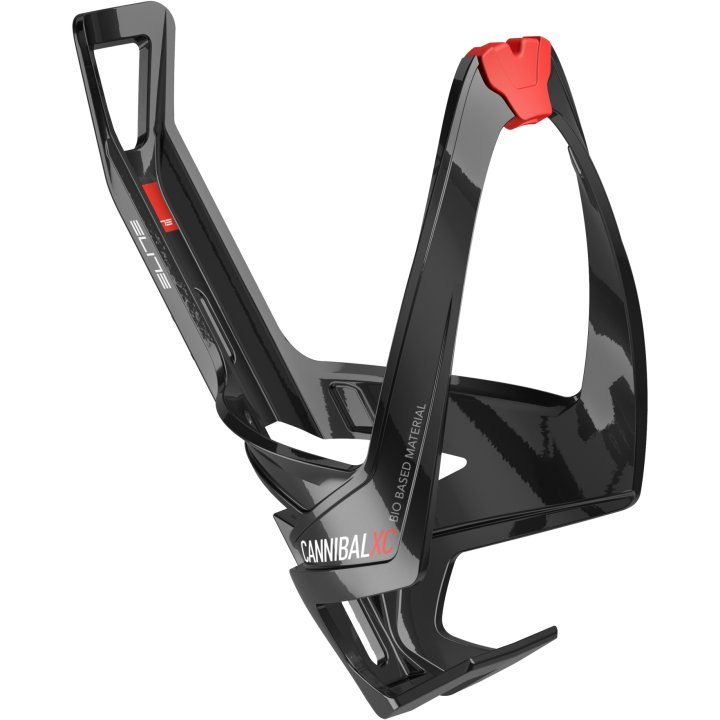 elite-cannibal.jpg ELITE PORTACARAMAÑOLA CANIBAL XC NEGRO GRAFICA ROJO BIO BASE - Imagen 1